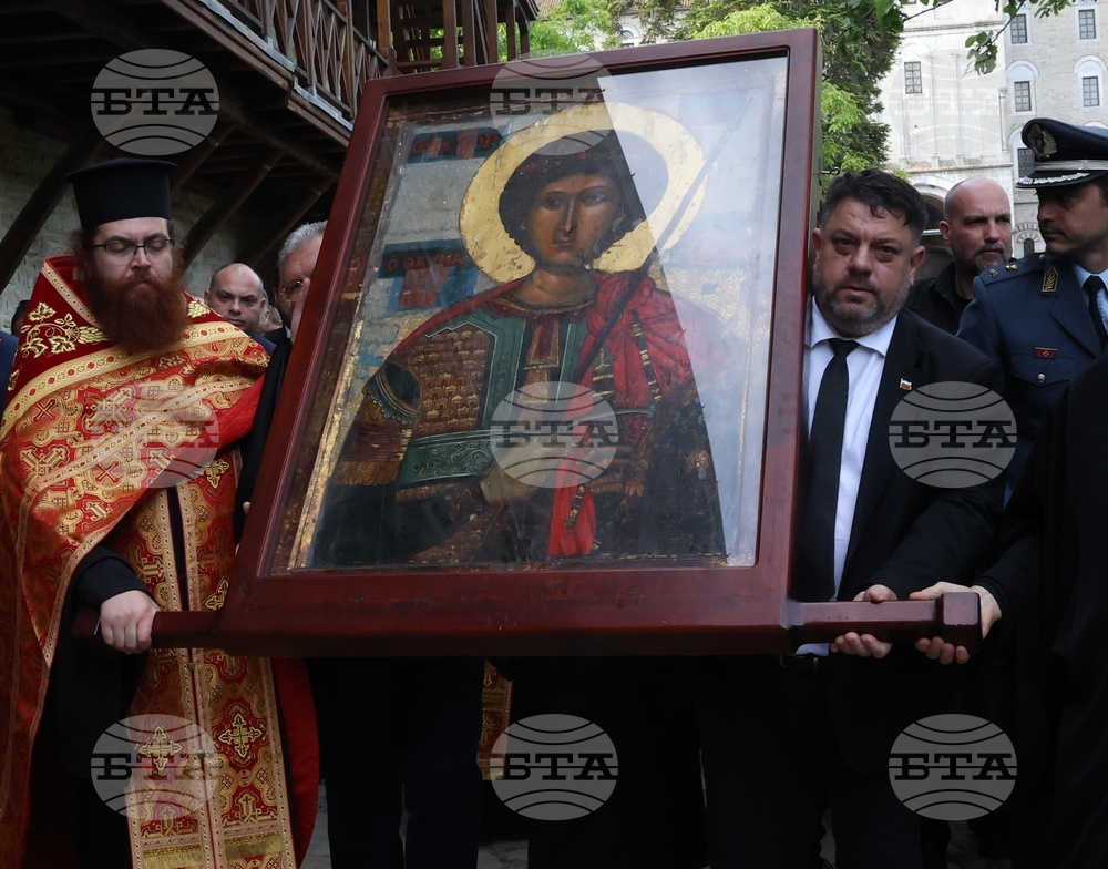 Гърция - Света гора - Зографски манастир - литийно шествие