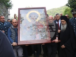 Гърция - Света гора - Зографски манастир - литийно шествие