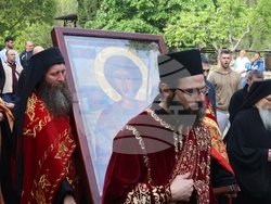 Гърция - Света гора - Зографски манастир - литийно шествие