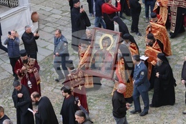 Гърция - Света гора - Зографски манастир - литийно шествие