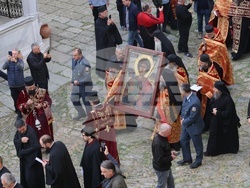 Гърция - Света гора - Зографски манастир - литийно шествие