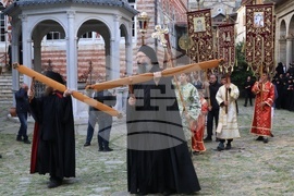 Гърция - Света гора - Зографски манастир - литийно шествие