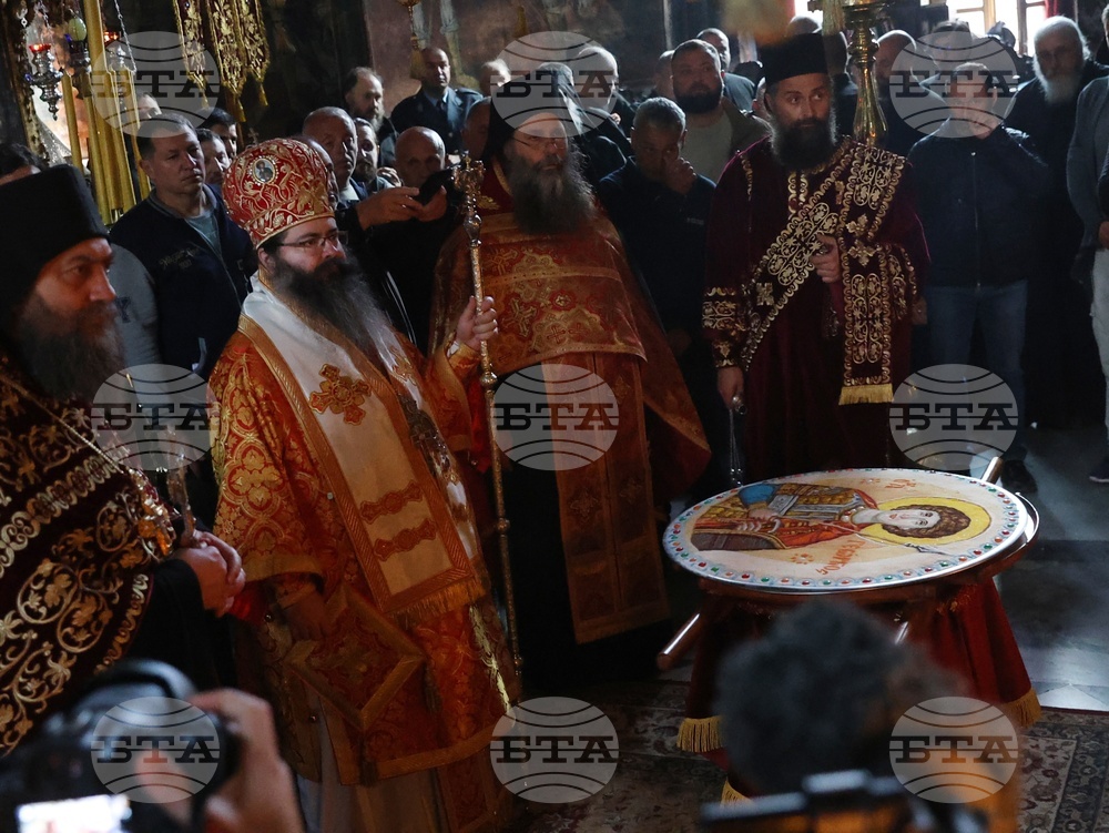 Гърция - Света гора - Зографски манастир - литийно шествие