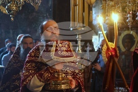 Гърция - Света гора - Зографски манастир - литийно шествие