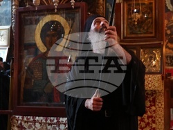 Гърция - Света гора - Зографски манастир - литийно шествие
