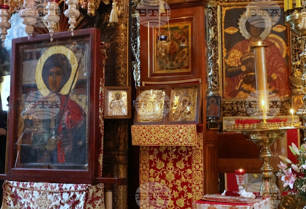 Гърция - Света гора - Зографски манастир - литийно шествие