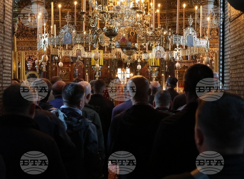 Гърция - Света гора - Зографски манастир - литийно шествие