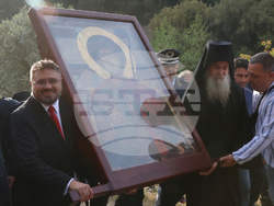 Гърция - Света гора - Зографски манастир - литийно шествие