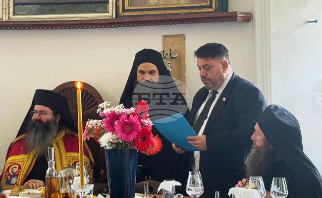 Newly Elected Hegumen of Zograf Monastery on Mount Athos, Gabriel, Elevated to Archimandrite on Feast of Saint George