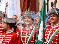 Румен Радев - гвардейски отряди - приветствие