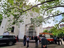 Българският патриарх и софийски митрополит Даниил отслужи литургия в храма „Св. великомъченик Георги Победоносец" в София, снимка – Даниел Димитров/БТА