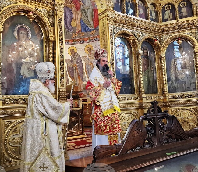 Българският патриарх и Софийски митрополит Даниил отслужи литургия в храма „Св. великомъченик Георги Победоносец"