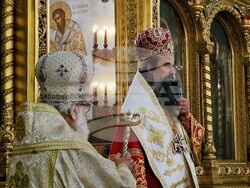 Българският патриарх и софийски митрополит Даниил отслужи литургия в храма „Св. великомъченик Георги Победоносец" в София, снимка – Даниел Димитров/БТА