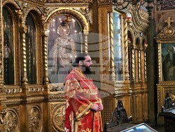 Българският патриарх и софийски митрополит Даниил отслужи литургия в храма „Св. великомъченик Георги Победоносец" в София, снимка – Даниел Димитров/БТА