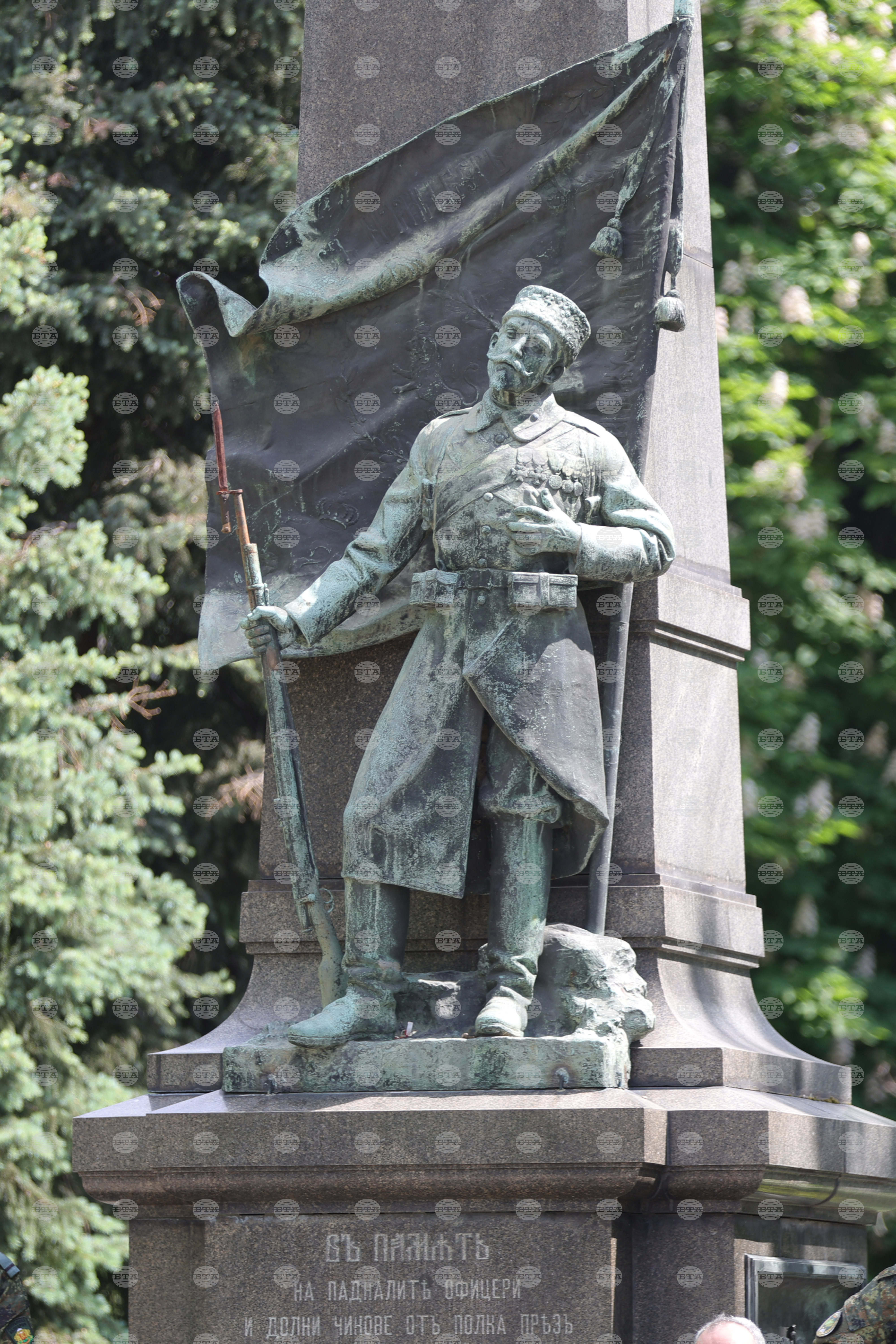 Русе - паметник на загиналите в Сръбско-българската война