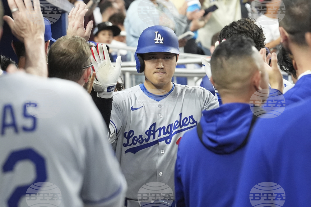 Dodgers Marlins Baseball