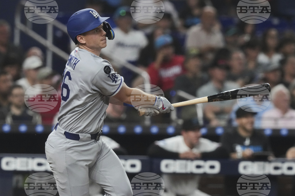Dodgers Marlins Baseball