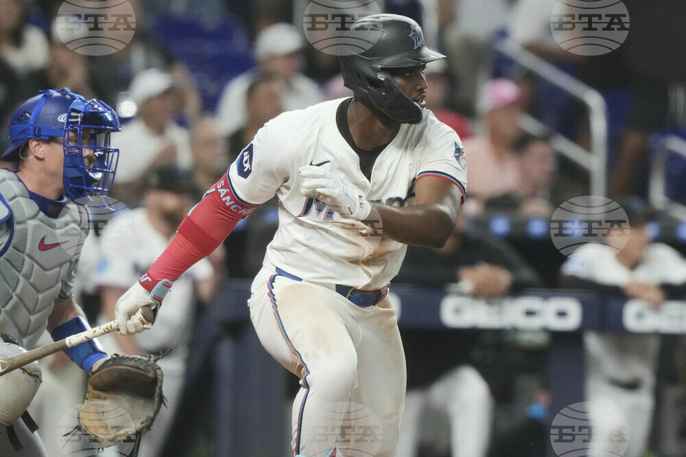 Dodgers Marlins Baseball