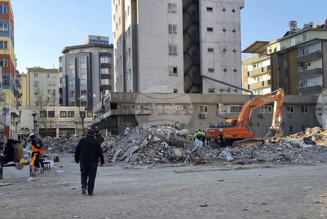 Турция - Газиантеп - земетресение - разрушения