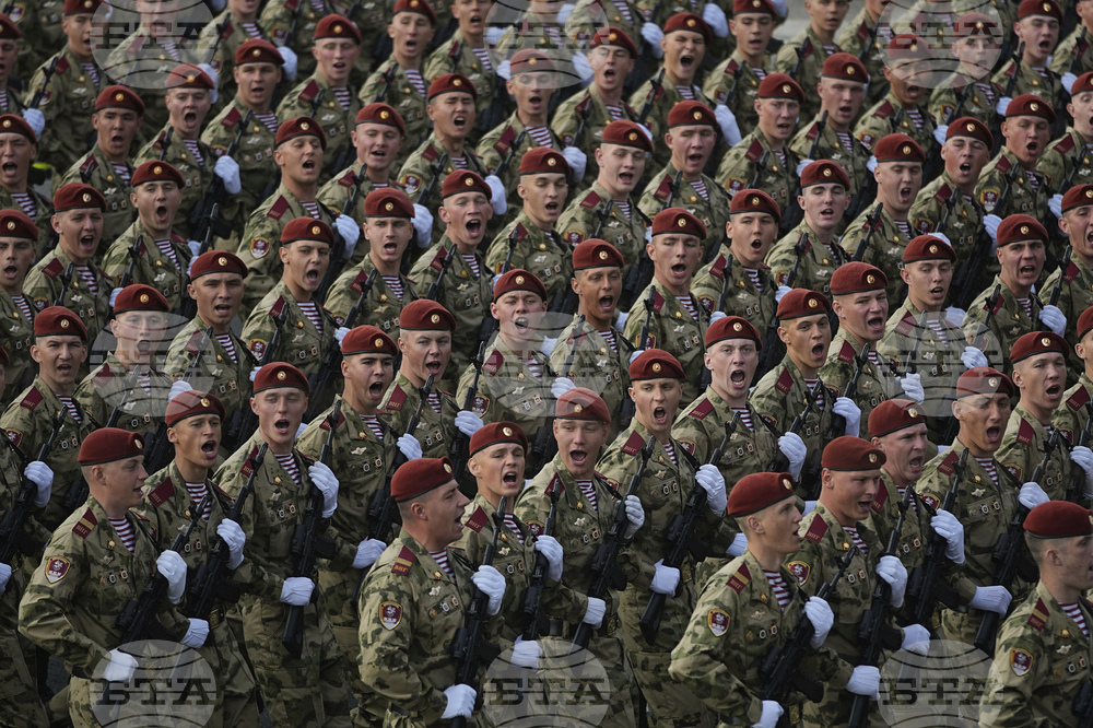 Russia Victory Day Parade Rehearsal