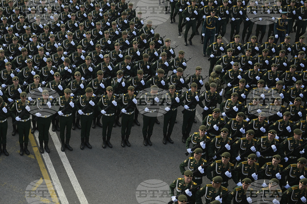 Russia Victory Day Parade Rehearsal