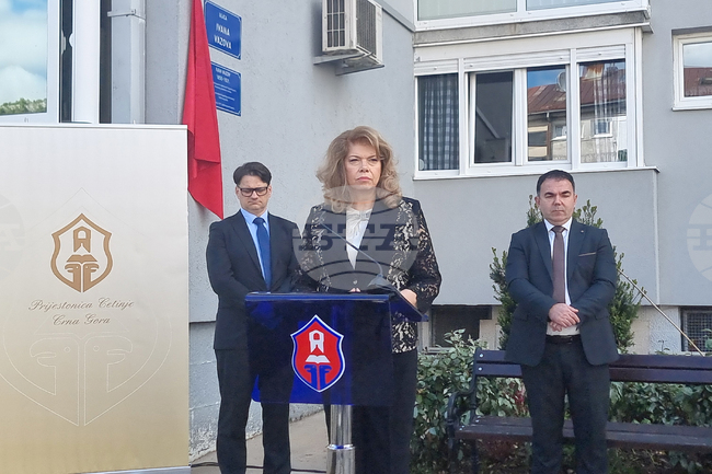 Вицепрезидентът Илияна Йотова присъства на откриването на улица и паметна плоча на Иван Вазов в Цетине, Черна гора