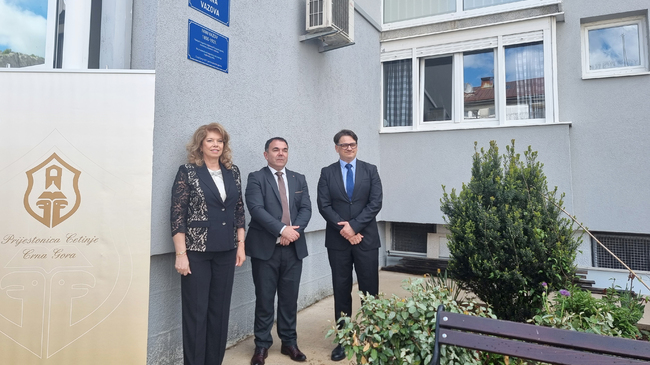 Street in Montenegro's Cetinje Named after Bulgarian Writer Ivan Vazov, Bulgarian Vice President Attends Ceremony