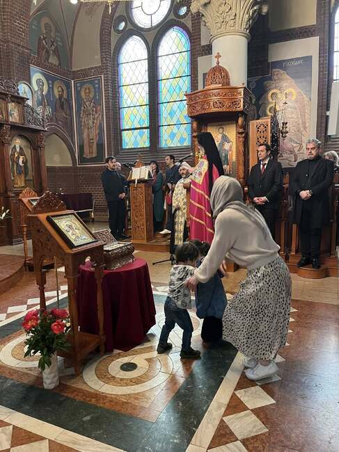 Директорът на Българския културен институт в Берлин Борислав Петранов присъства на 20-годишнината на храм „Св. цар Борис Покръстител“ 