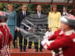 Румен Радев - Анджей Дуда - посрещане