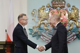 Румен Радев - Анджей Дуда - пресконференция