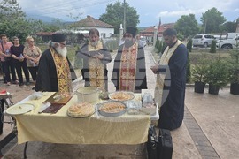 Село Марино поле - освещаване камбана