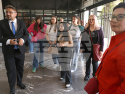 Гърция - Солунски университет „Аристотел“ - студенти - обиколка