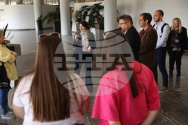 Гърция - Солунски университет „Аристотел“ - студенти - обиколка