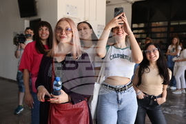 Гърция - Солунски университет „Аристотел“ - студенти - обиколка