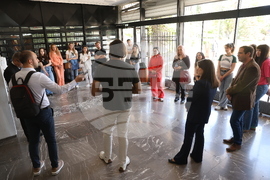 Гърция - Солунски университет „Аристотел“ - студенти - обиколка