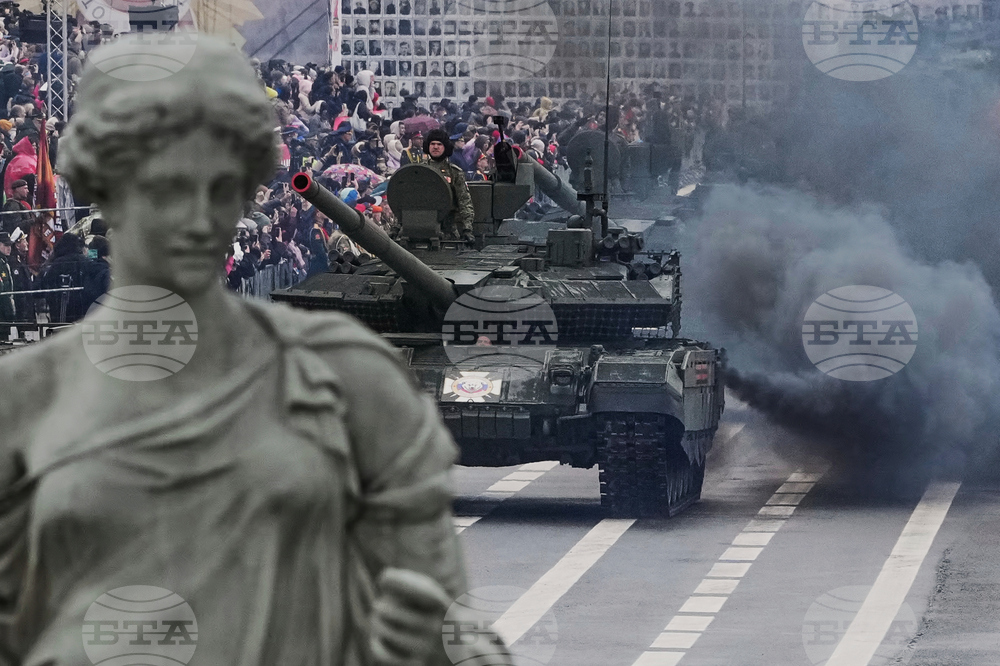 APTOPIX Russia Victory Day Parade Rehearsal