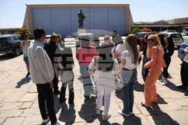 Гърция - Солунски университет „Аристотел“ - студенти - обиколка