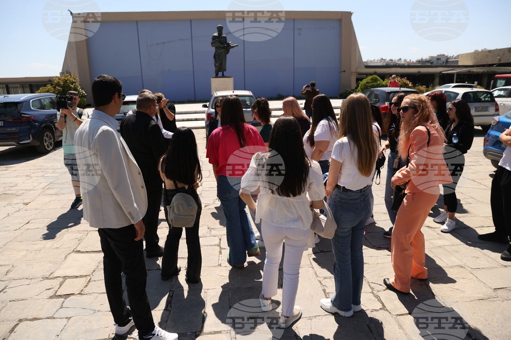 Гърция - Солунски университет „Аристотел“ - студенти - обиколка