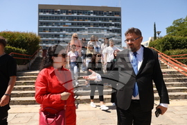 Гърция - Солунски университет „Аристотел“ - студенти - обиколка