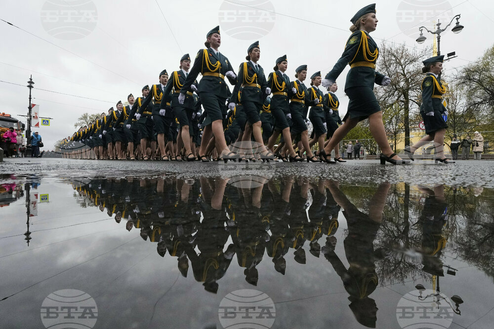 Russia Victory Day Parade Rehearsal