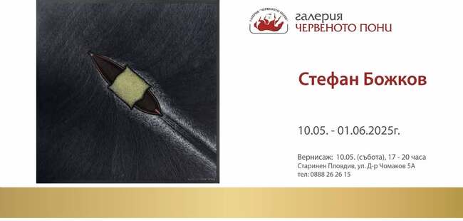 Художникът Стефан Божков открива своя изложба в Пловдив