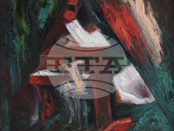 Картина на Енчо Пиронков. Снимка: Организаторите на изложбата „Енчо Пиронков – живопис – колекция Банови“ 