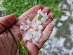 Бургас - дъжд - градушка