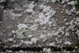 Бургас - дъжд - градушка
