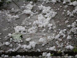 Бургас - дъжд - градушка