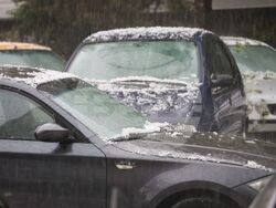 Бургас - дъжд - градушка