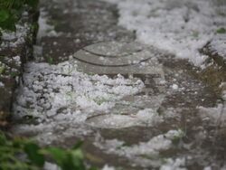 Бургас - дъжд - градушка