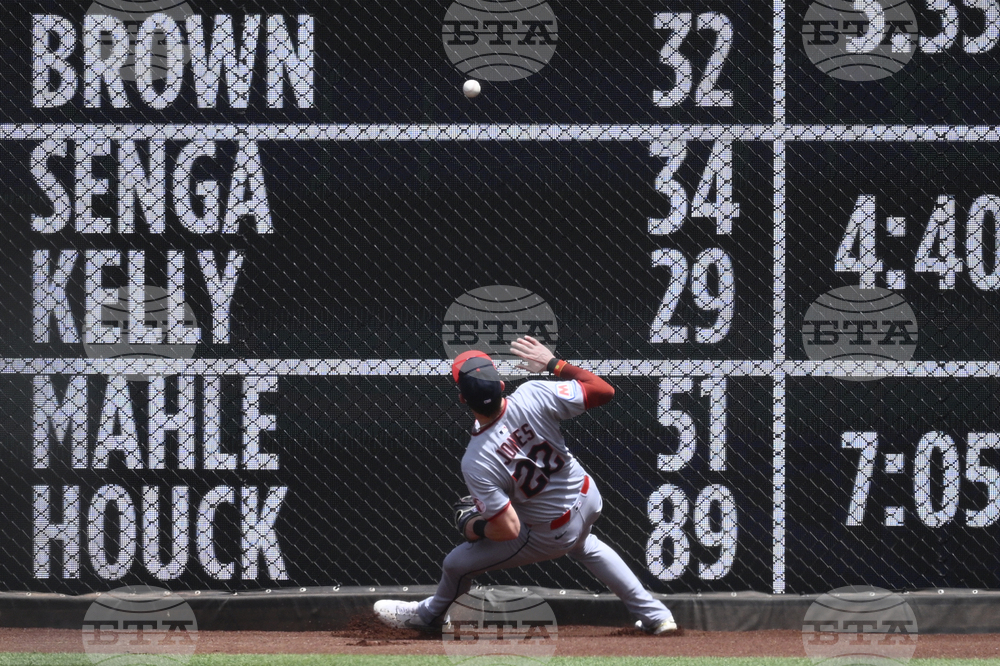 APTOPIX Guardians Nationals Baseball