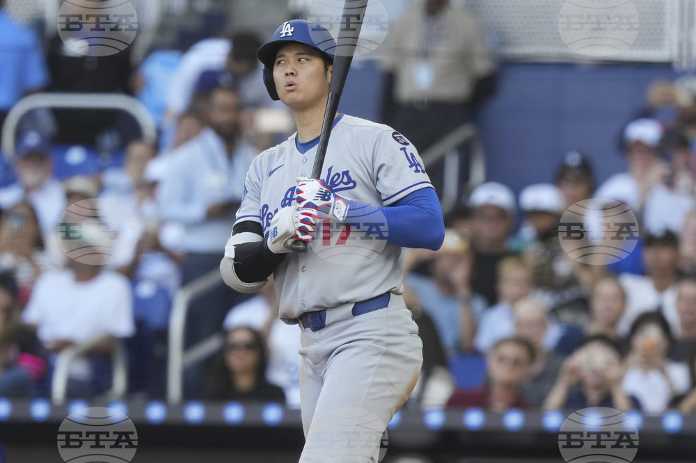 Dodgers Marlins Baseball