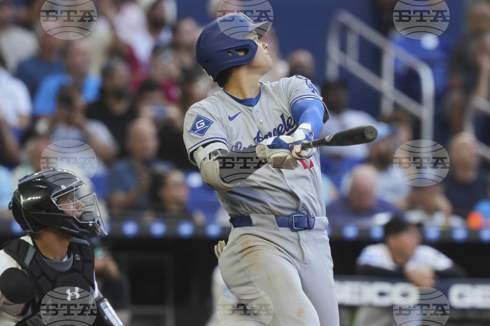 Dodgers Marlins Baseball